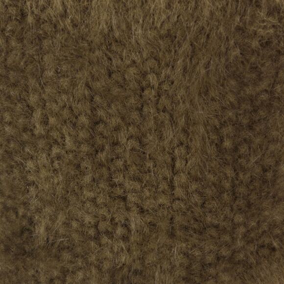 Helmut Lang Angora Wool Knit Sweater Olive Khaki Fuzzy Minimalist Size S - Picture 8 of 10